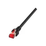 EFB S/FTP Cat.6 (Gigabit) Καλώδιο Δικτύου Ethernet 1m Μαύρο K5515.1