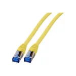 EFB S/FTP Cat.6a (Gigabit) Καλώδιο Δικτύου Ethernet 5m Κίτρινο K5525FGE.1,5
