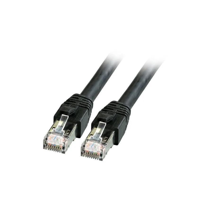 EFB S/FTP Cat.8.1 Καλώδιο Δικτύου Ethernet 10m Μαύρο K5528SW.10 - Image 1