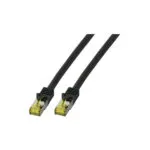 EFB S/FTP Cat.6a (Gigabit) Καλώδιο Δικτύου Ethernet 3m Μαύρο MK7001.3B
