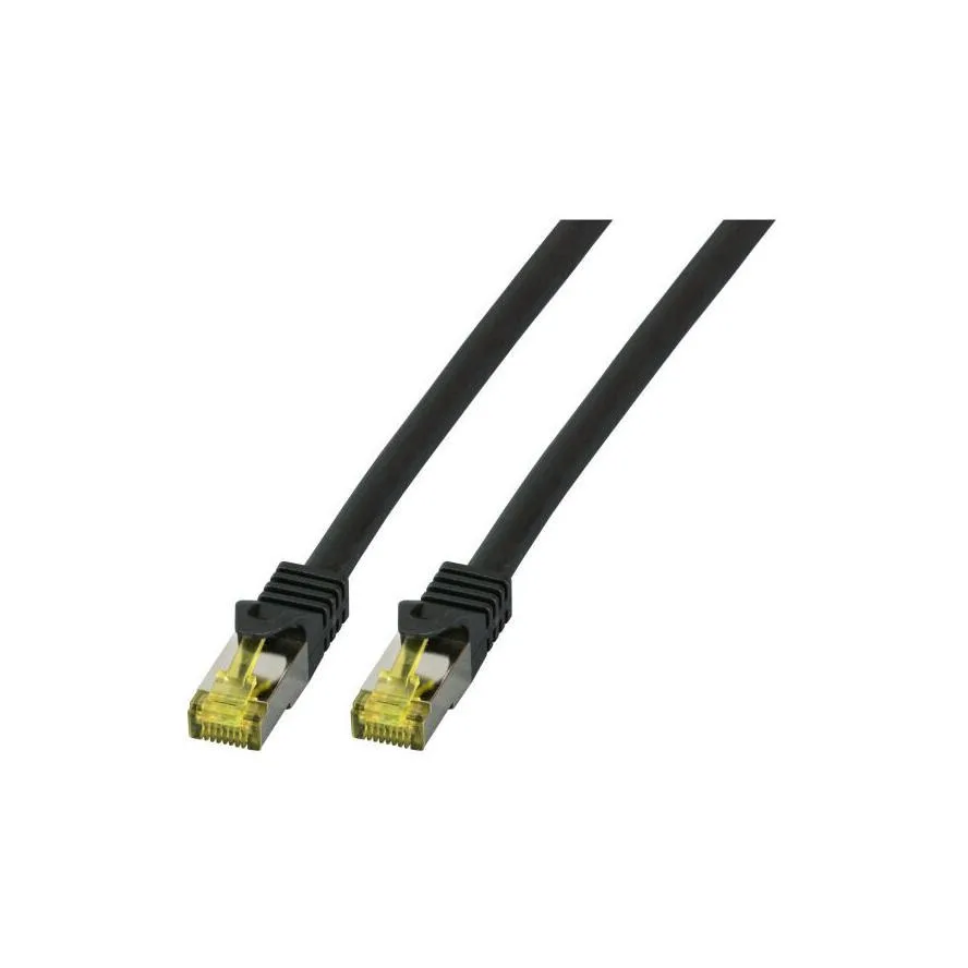 EFB S/FTP Cat.6a (Gigabit) Καλώδιο Δικτύου Ethernet 3m Μαύρο MK7001.3B - Image 1