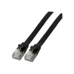 EFB U/FTP (STP) Cat.6a (Gigabit) Καλώδιο Δικτύου Ethernet 0.25m Μαύρο K5545SW.0,25