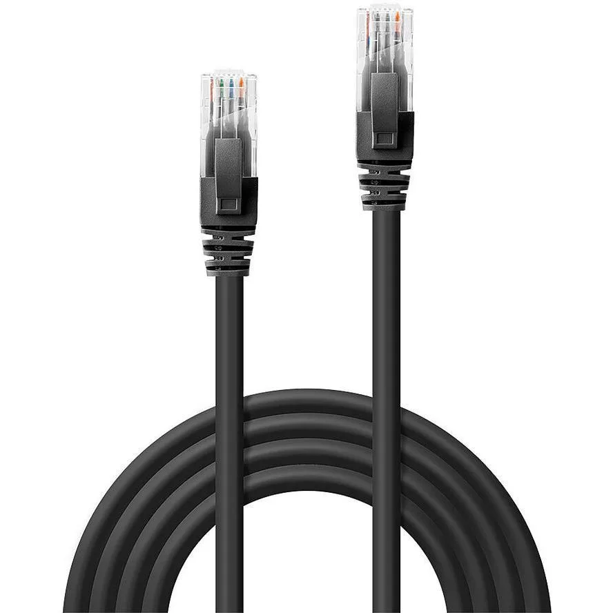 Lindy U/UTP Cat.6 (Gigabit) Καλώδιο Δικτύου Ethernet 3m Μαύρο 48079 - Image 1