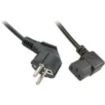 Lindy Schuko - IEC C13 Cable 2m Μαύρο 30345