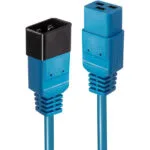 Lindy IEC C14 - IEC C13 Cable 2m Μπλε 30472