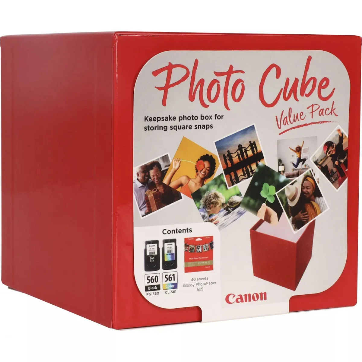 Canon PG-560 Γνήσιο Photo Value Pack με 2 Μελάνια Εκτυπωτή InkJet Μαύρο / Πολλαπλό (Color) (3713C007) - Image 1