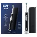 Oral-B Pro Series 1 Ηλεκτρική Οδοντόβουρτσα με Χρονομετρητή, Αισθητήρα Πίεσης και Θήκη Ταξιδίου Μαύρη