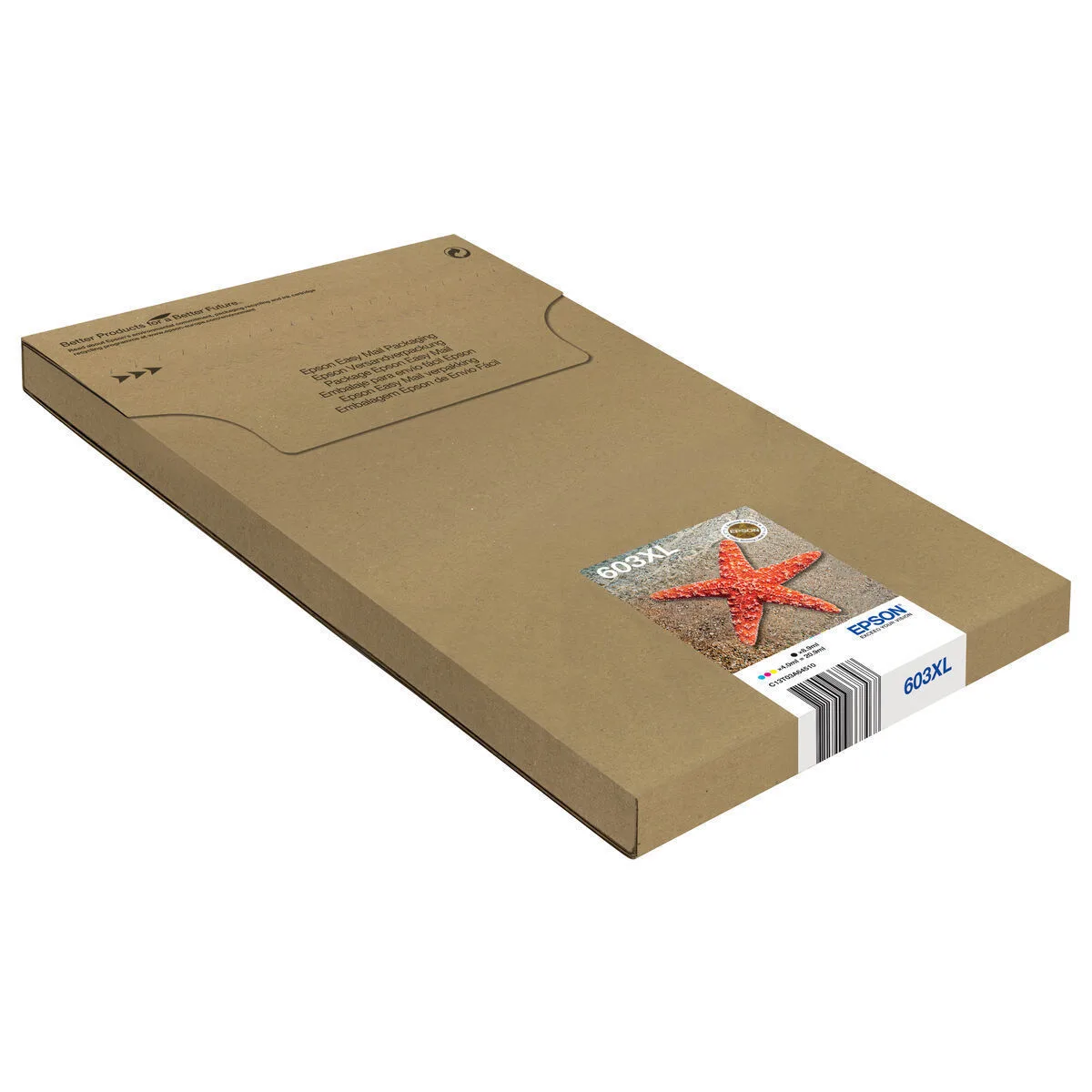 Epson 603XL Γνήσιο Πακέτο 4 Μελανιών Εκτυπωτή InkJet Κίτρινο / Κυανό / Ματζέντα / Μαύρο (C13T03A64510) - Image 1