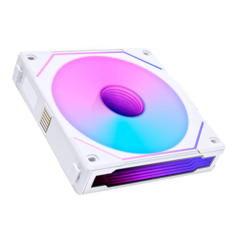 Lian Li UNI Fan SL-Infinity Reverse Blade Case Fan 120mm (2100rpm / 61.3cfm) με ARGB Φωτισμό και Σύνδεση 3-Pin / 4-Pin PWM Λευκό - Image 1
