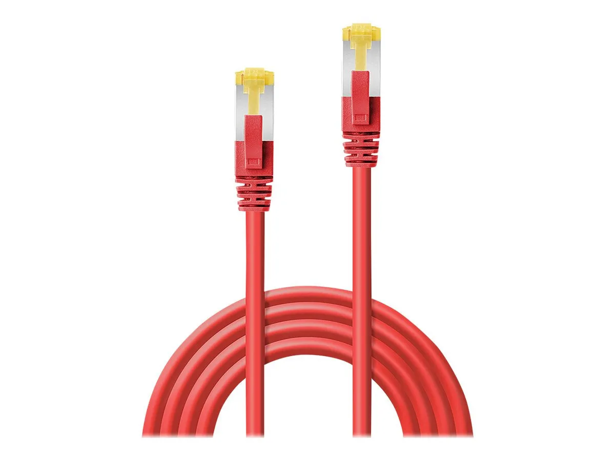 Lindy S/FTP Cat.6a (Gigabit) Καλώδιο Δικτύου Ethernet 2m Κόκκινο 47294 - Image 1