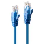 Lindy U/UTP Cat.6 (Gigabit) Καλώδιο Δικτύου Ethernet 0.5m Μπλε 48016