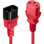 Lindy IEC C14 / IEC C13 - IEC C14 / IEC C13 Cable 0.5m Κόκκινο 30476