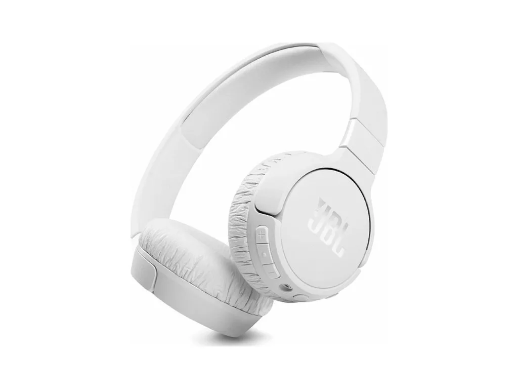 JBL Tune 670NC Ασύρματα / Ενσύρματα On Ear Ακουστικά με 70 ώρες Λειτουργίας και Quick Charge Λευκά - Image 1