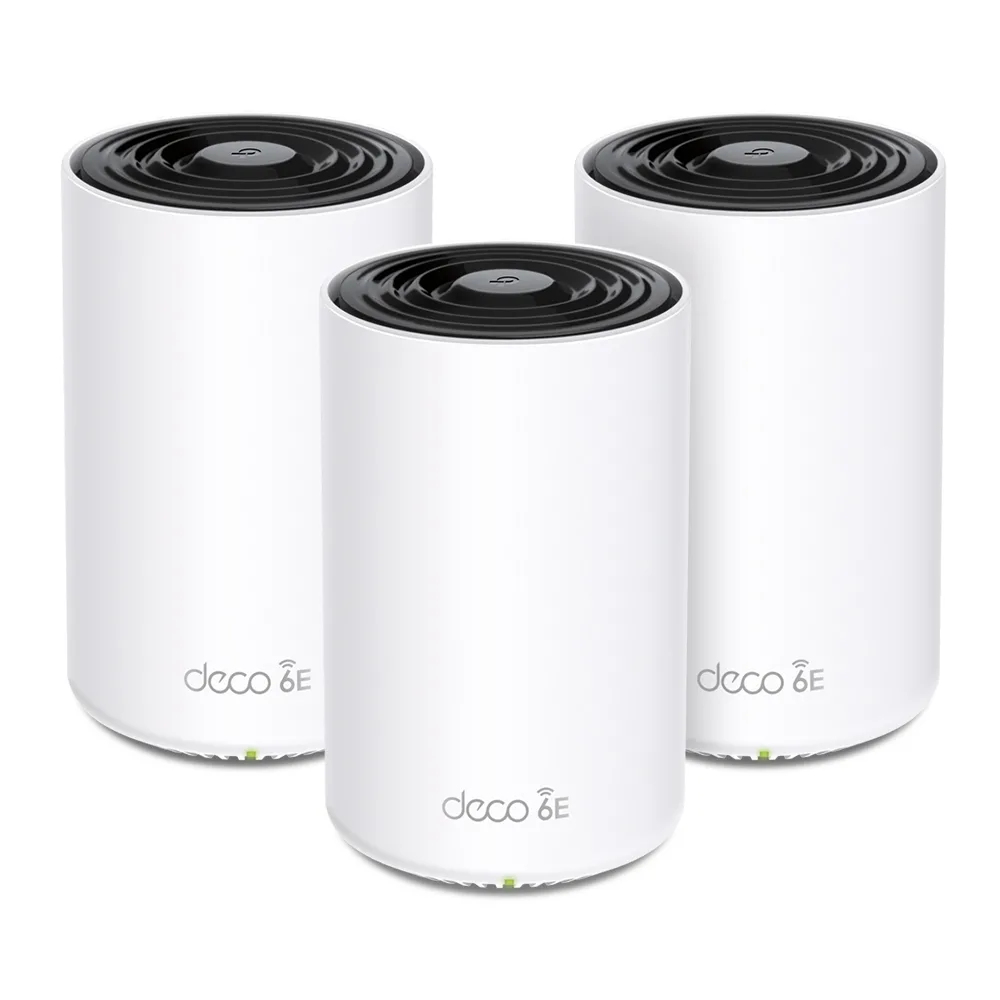 TP-LINK Deco XE75 Pro v2 WiFi Mesh Network Access Point Wi‑Fi 6E Dual Band (2.4 & 5GHz) σε Τριπλό Kit - Image 1