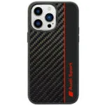 Audi Back Cover Πλαστικό Μαύρο (iPhone 14 Pro) AUS-TPUPCIP14P-R8/D1-BK