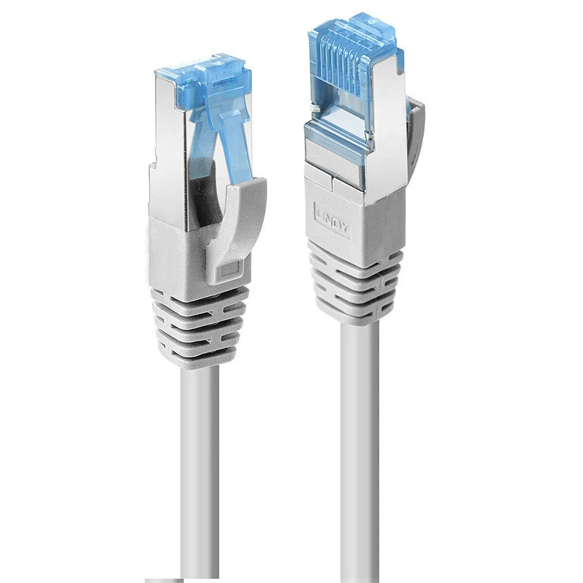 Lindy S/FTP Cat.6a (Gigabit) Καλώδιο Δικτύου Ethernet 0.3m Γκρι 47130 - Image 1