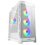 Cougar Duoface Pro RGB Gaming Midi Tower Κουτί Υπολογιστή με Πλαϊνό Παράθυρο Λευκό