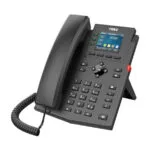 Fanvil X303W Ενσύρματο Τηλέφωνο IP 4 γραμμών Μαύρο