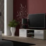 Έπιπλο Τηλεόρασης Soho Λευκό Μ140xΠ43xΥ37cm SOHORTV140DS/BI