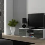 Έπιπλο Τηλεόρασης Soho Λευκό Μ140xΠ43xΥ37cm SOHORTV140BI/SZ