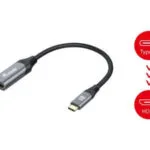 Equip Μετατροπέας USB-C male σε HDMI female Γκρι 1τμχ 133492