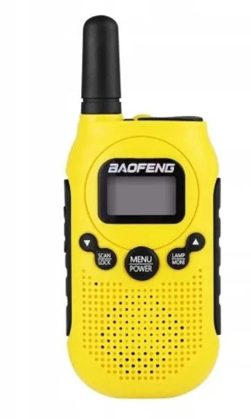Baofeng BF-T6 Ασύρματος Πομποδέκτης PMR 0.5W με Μονόχρωμη Οθόνη Σε Κίτρινο Χρώμα - Image 1