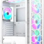 Montech X3 Glass Gaming Midi Tower Κουτί Υπολογιστή με Πλαϊνό Παράθυρο και RGB Φωτισμό Λευκό