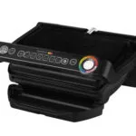 Tefal Optigrill Επιτραπέζια Ηλεκτρική Ψησταριά Αυλακωτής Πλάκας 2000W με Καπάκι και Ρυθμιζόμενο Θερμοστάτη 30x22.9εκ. GC705816