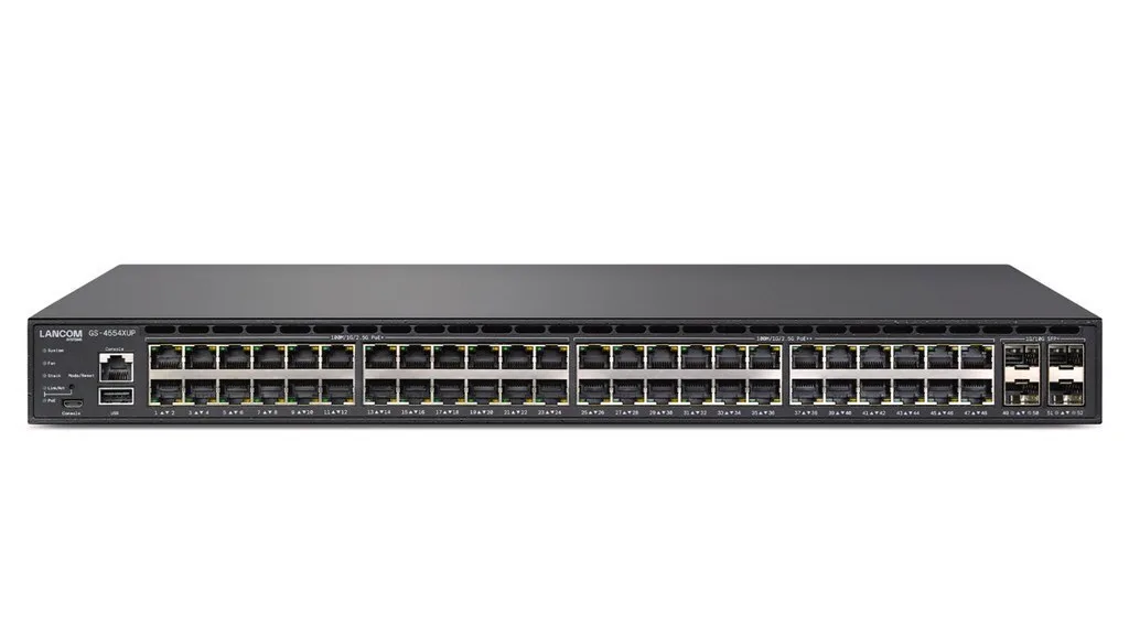 Lancom GS-4554XUP Managed L3 PoE++ Switch με 48 Θύρες Gigabit (1Gbps) Ethernet και 6 SFP Θύρες - Image 1