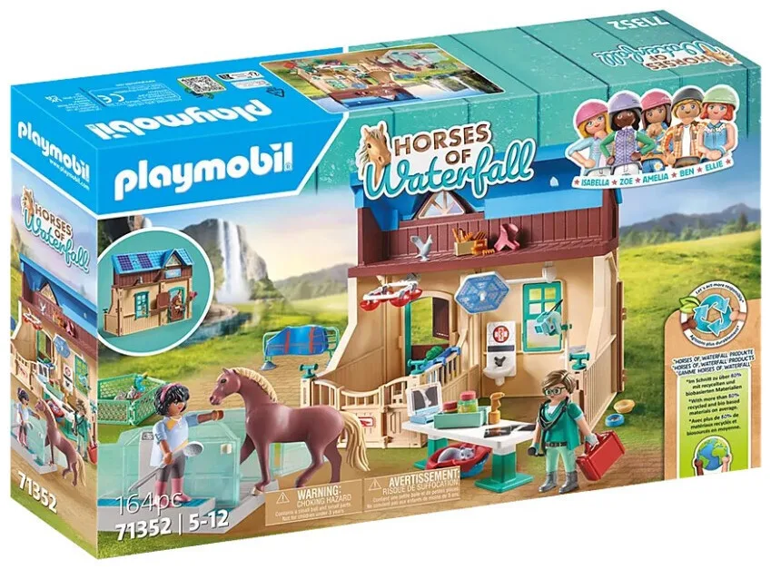 Playmobil Horses Of Waterfall Κτηνιατρική Κλινική Αλόγων για 5-12 ετών 71352 - Image 1