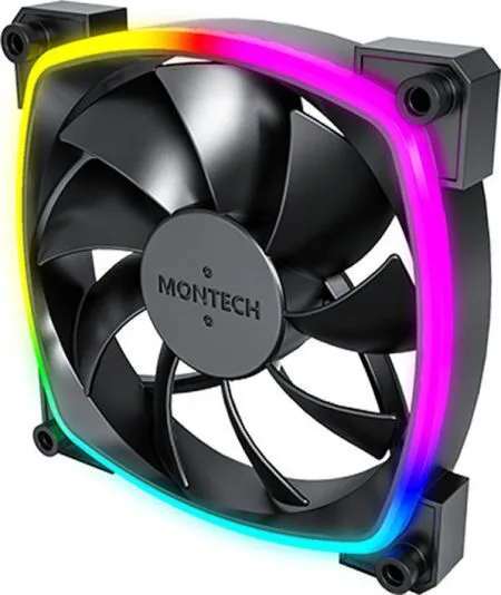 20230918131844_montech_rx120_case_fan_me_argb_fotismo_kai_syndesi_3_pin_4_pin_pwm.jpeg Montech RX120 Reverse Blade Case Fan (1600rpm / 59cfm) με ARGB Φωτισμό και Σύνδεση 3-Pin / 4-Pin PWM - Image 1