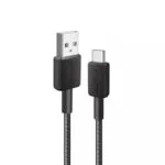 Anker 322 Braided USB 2.0 Cable USB-C male - USB-A 15W PD Μαύρο 0.9m A81H5G11
