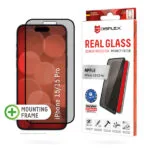 Displex Real Glass 3D 0.33mm Full Face Tempered Glass (iPhone 15) 01844