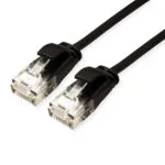 Roline U/UTP Cat.6a (Gigabit) Καλώδιο Δικτύου Ethernet 0.5m Μαύρο 21.15.3952