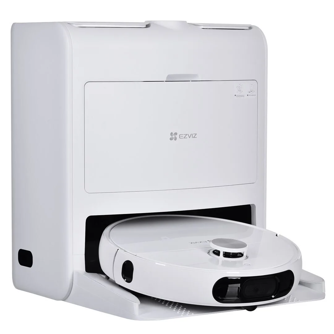 Ezviz RS2 Σκούπα Ρομπότ με Χαρτογράφηση Laser & Απορρόφηση 4000Pa Λευκή - Image 1