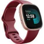 Fitbit Versa 4 Aluminium 41mm Αδιάβροχο Smartwatch με Παλμογράφο (Beet Rose)
