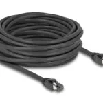DeLock S/FTP Cat.8.1 Καλώδιο Δικτύου Ethernet 10m Μαύρο 80237