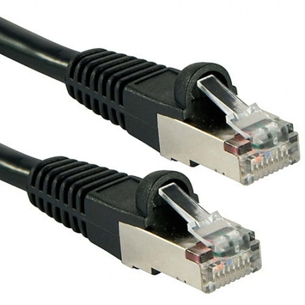Lindy S/FTP Cat.6 (Gigabit) Καλώδιο Δικτύου Ethernet 0.3m Μαύρο 47175 - Image 1