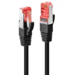 Lindy S/FTP Cat.6 (Gigabit) Καλώδιο Δικτύου Ethernet 1.5m Μαύρο 47778