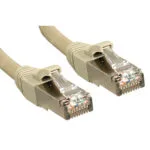 Lindy S/FTP Cat.6 (Gigabit) Καλώδιο Δικτύου Ethernet 1m Γκρι 45582