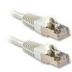 Lindy S/FTP Cat.6 (Gigabit) Καλώδιο Δικτύου Ethernet 1m Λευκό 47192