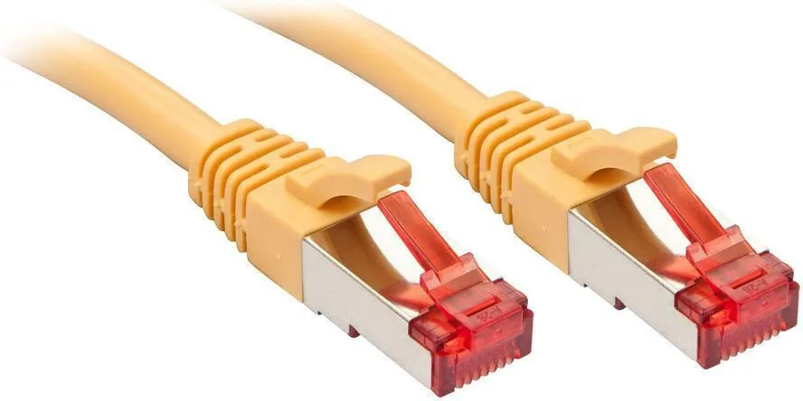 Lindy S/FTP Cat.6 (Gigabit) Καλώδιο Δικτύου Ethernet 5m Κίτρινο 47766 - Image 1