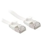 Lindy U/FTP (STP) Cat.6a (Gigabit) Καλώδιο Δικτύου Ethernet 10m Λευκό 47545