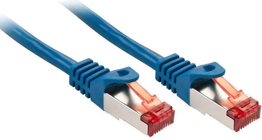 Lindy S/FTP Cat.6 (Gigabit) Καλώδιο Δικτύου Ethernet 0.3m Μπλε 47350 - Image 1