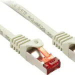 Lindy S/FTP Cat.6 (Gigabit) Καλώδιο Δικτύου Ethernet 1.5m Γκρι 47343
