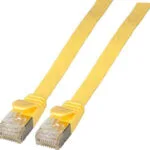 EFB Flat U/FTP (STP) Cat.6a (Gigabit) Καλώδιο Δικτύου Ethernet 2m Κίτρινο K5545GE.2