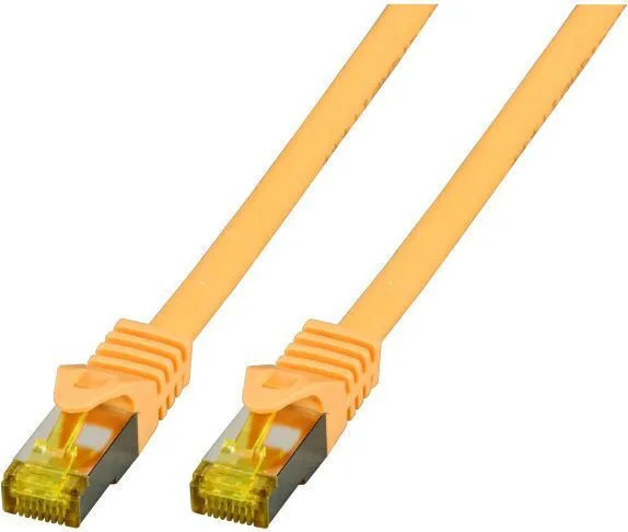 EFB S/FTP Cat.6a (Gigabit) Καλώδιο Δικτύου Ethernet 0.5m Κίτρινο MK7001.0,5Y - Image 1