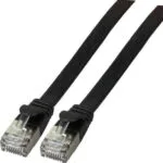 EFB U/FTP (STP) Cat.6a (Gigabit) Καλώδιο Δικτύου Ethernet 1m Μαύρο K5545SW.1