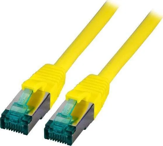 EFB S/FTP Cat.6a (Gigabit) Καλώδιο Δικτύου Ethernet 0.5m Κίτρινο MK6001.0,5Y - Image 1