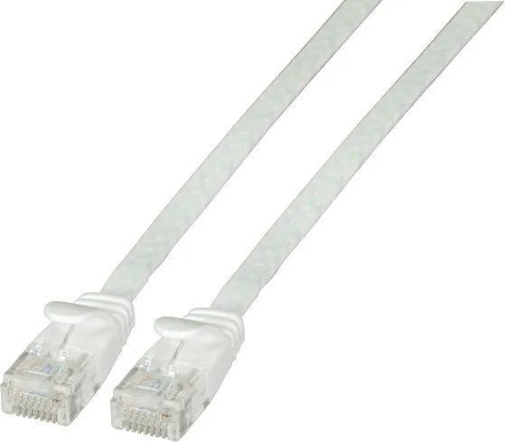 EFB U/UTP Cat.6a (Gigabit) Καλώδιο Δικτύου Ethernet 0.25m Λευκό K8107WS.0,25 - Image 1